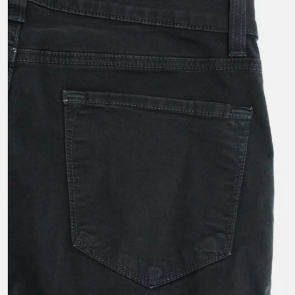 J BRAND GRAY COTTON SKINNY LEG BUTTON CLOSE JEANS - Picture 4 of 7